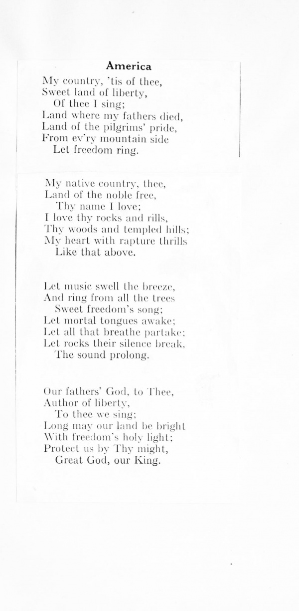 the hymn of america