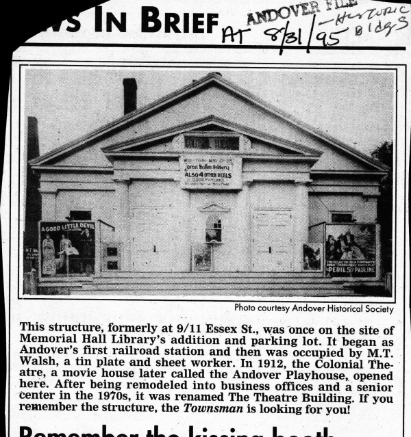 Movie theaters Andover Answers