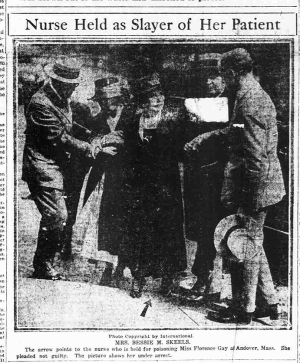 Nurse Held As Slayer of Her Patient The Washington Times. (Washington, DC), Sep. 10 1918. Courtesy The Library of Congress https://www.loc.gov/item/sn84026749/1918-09-10/ed-1/.